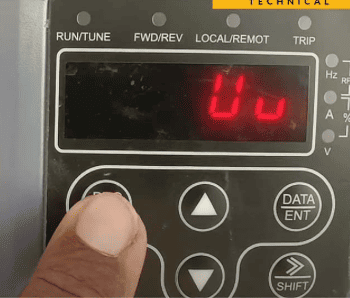 Lỗi biến tần UV