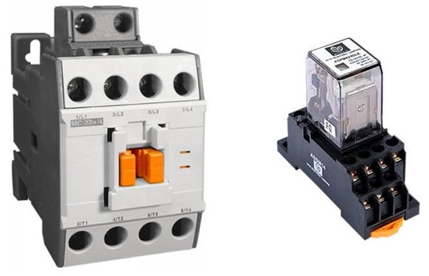 So sánh contactor và relay