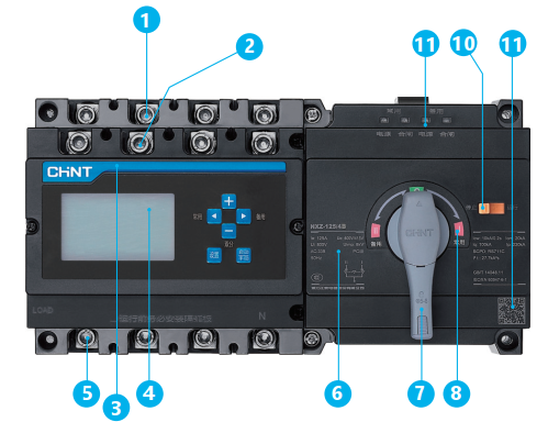 Chức năng ATS Chint NXZ-125/4A 80A